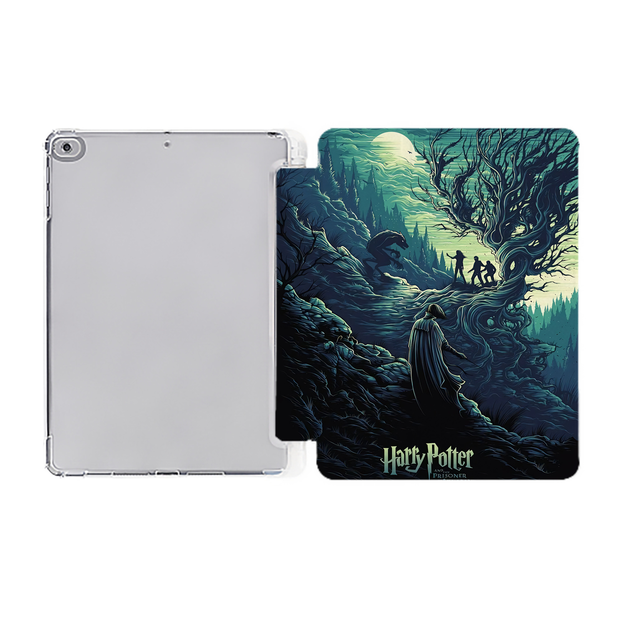 （画像用） Harry Potter ハリー・ポッターシリーズ IPad ケース ペン収納付き 三つ折りスタンド PUレザー×シリコン 対応機種9.5/10.5/10.9インチ